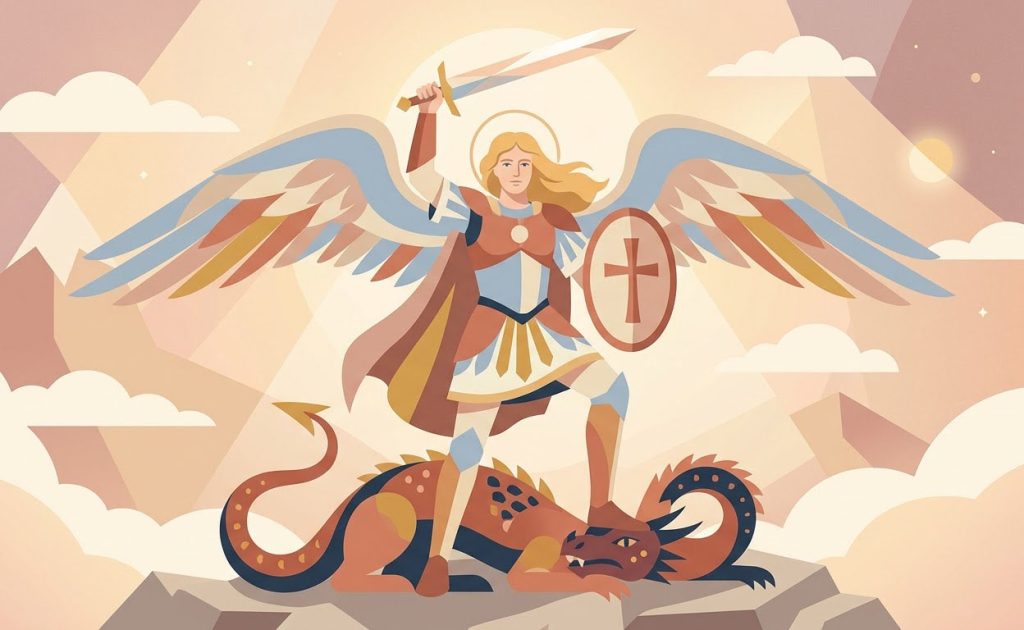Saint Michel Archange - Illustration prière catholique